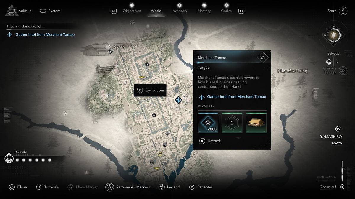 Alle Mitglieder der Eisenhandgilde in Assassins Creed Shadows Tamao