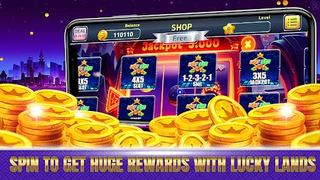 Lucky Lands Slots Money Casino 螢幕截圖 1