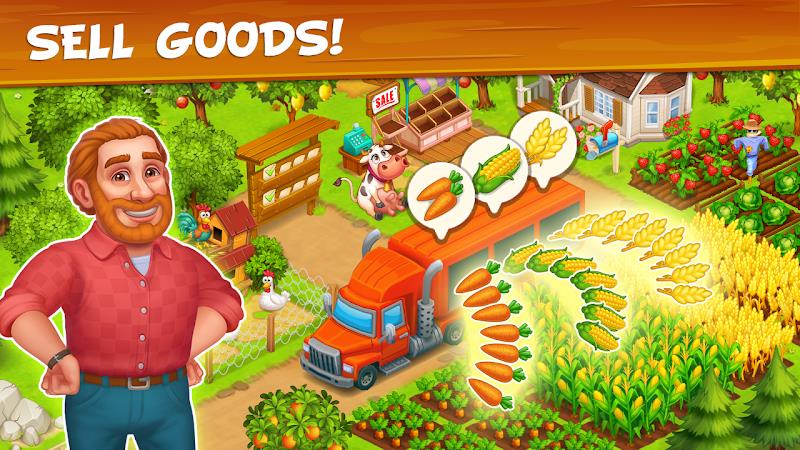 Farm Town - Family Farming Day Tangkapan skrin 0
