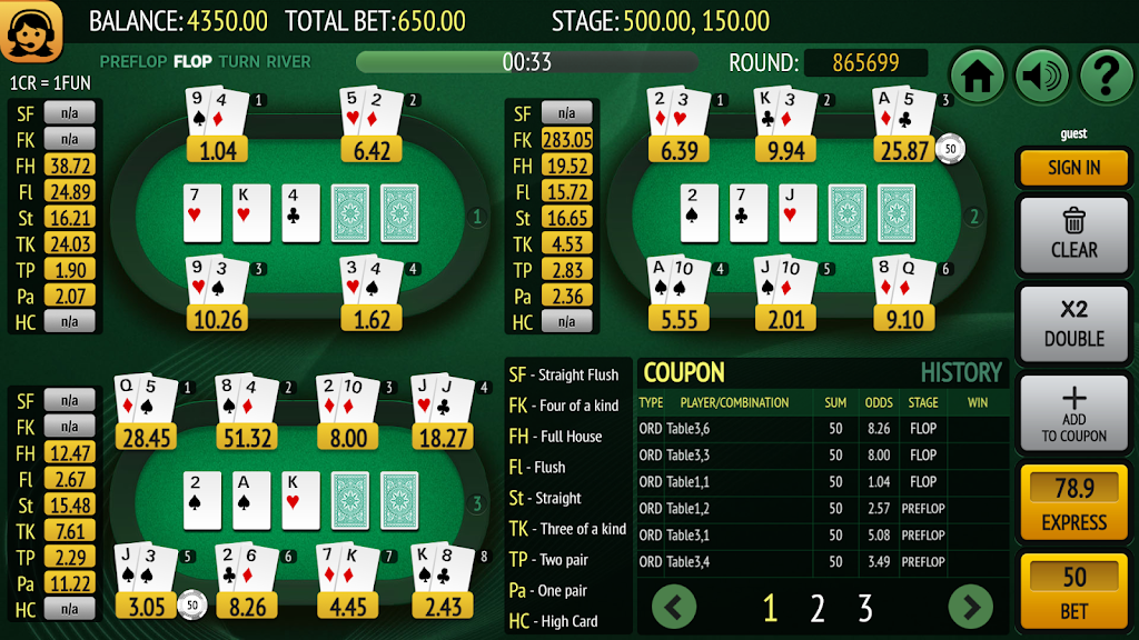 Bet on Poker应用截图第1张