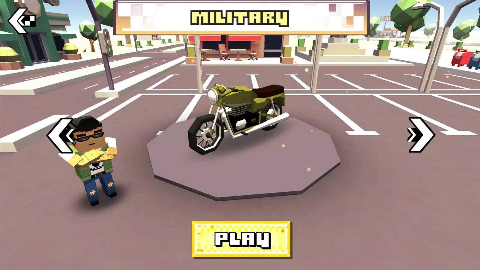 Blocky Moto Racing Capture d'écran 2
