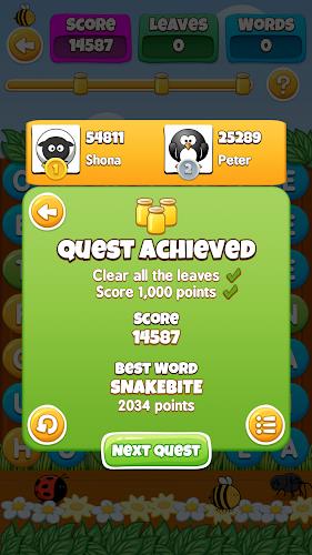 WordBuzz: The Honey Quest 螢幕截圖 3