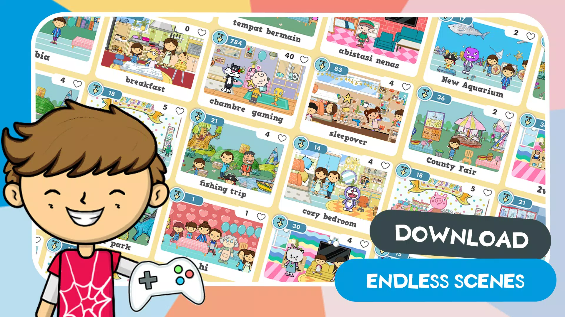 Lila’s World:Create Play Learn Ảnh chụp màn hình 1