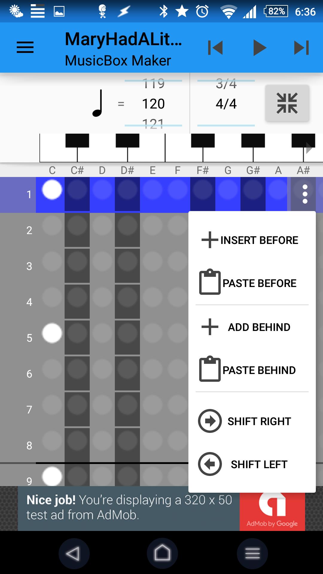 Schermata MusicBox Maker 3