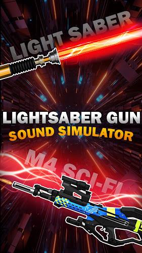 Schermata Lightsaber Gun Sound Simulator 0