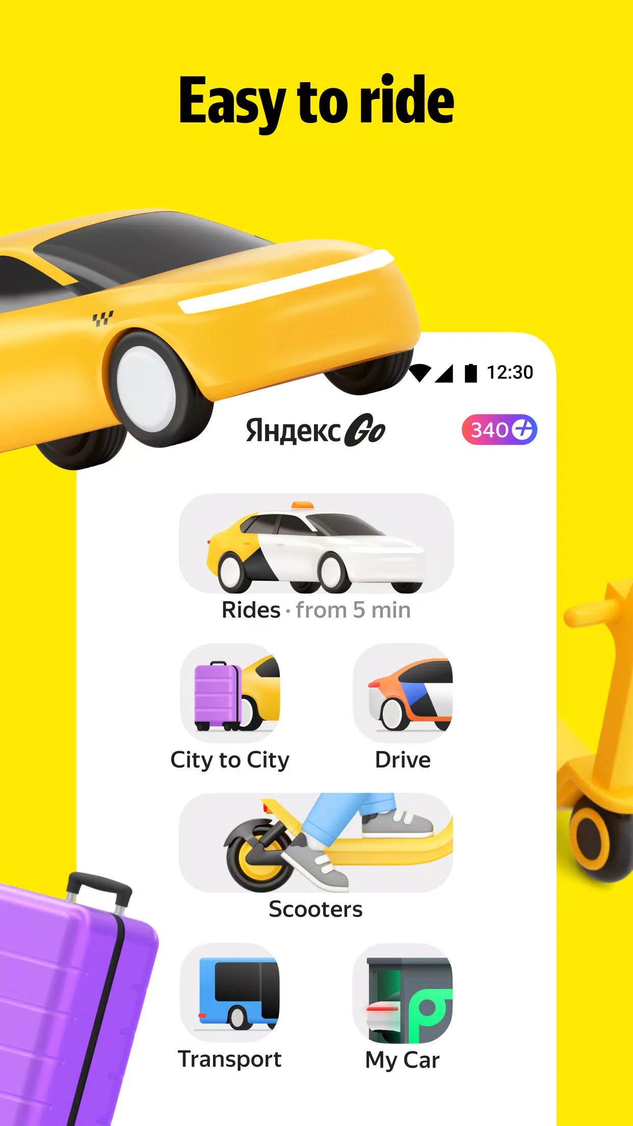 Schermata Yandex Go 2