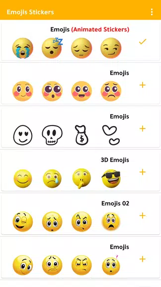 Emoji Stickers WASticker 스크린샷 1