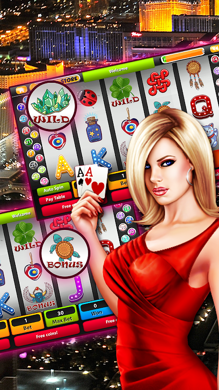 Lucky Vegas Slots - Free Vegas Скриншот 1