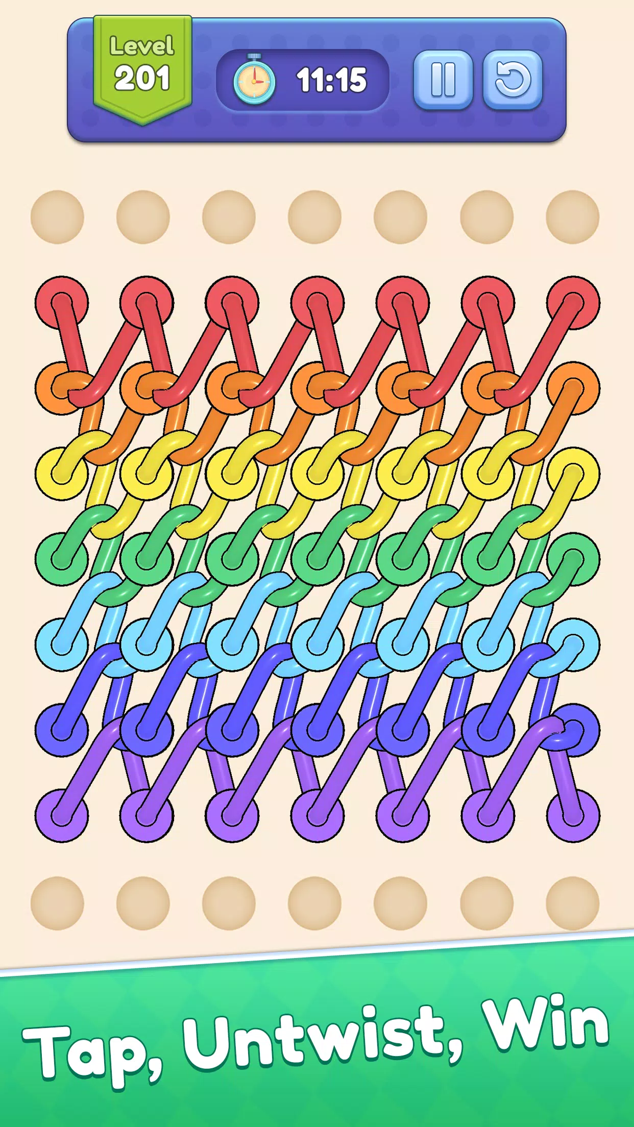 Tangle Out: Rope Puzzle 螢幕截圖 3