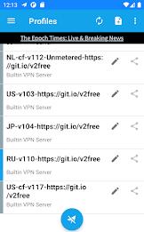 V2ray VPN-unmetered fast VPN 螢幕截圖 0