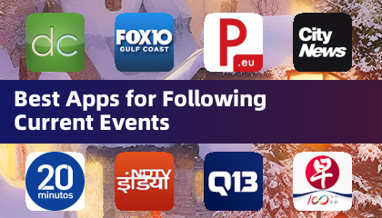 Pinakamahusay na apps para sa pagsunod sa kasalukuyang mga kaganapan