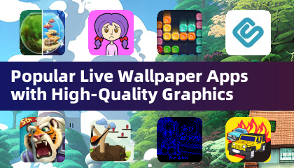 Beliebte Live-Hintergrund-Apps mit hochwertigen Grafiken