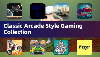 Klassische Arcade-Stil-Spiel-Sammlung