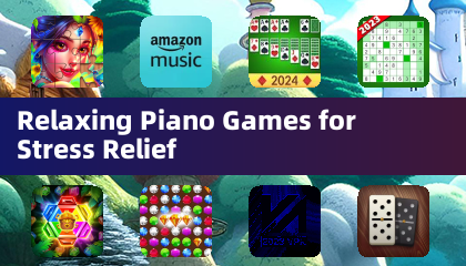 ストレス解消のためのリラックスピアノゲーム